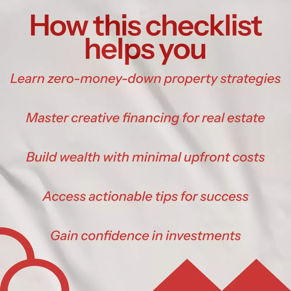 Your Rental Property Checklist: A Step-by-Step Guide to Building Wealth Without Using Your Own Money
