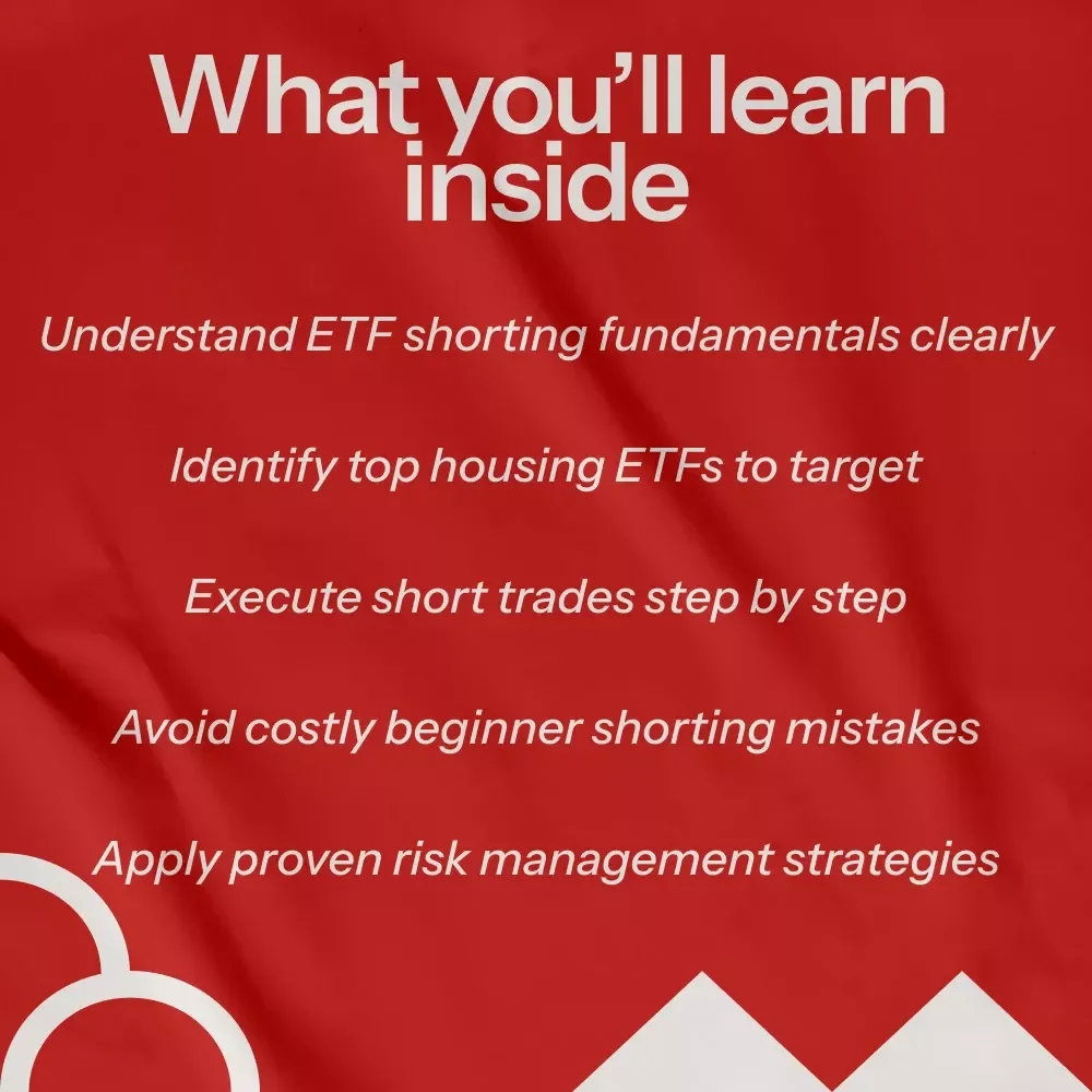 Mastering the Art of Shorting Housing Market ETFs – Complete Guide on how to short housing market etf for Beginners & Active Traders | Digital Download Investment eBook