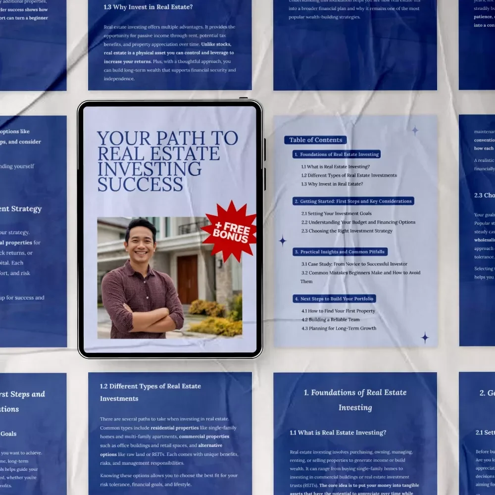 Your Path to Real Estate Investing Success: A Comprehensive Guide to Getting Started in Real Estate Investing