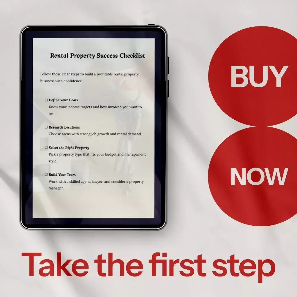 Rental Property Success Checklist – How to Be Successful in Rental Properties Digital Download Guide for Smart Real Estate Investors
