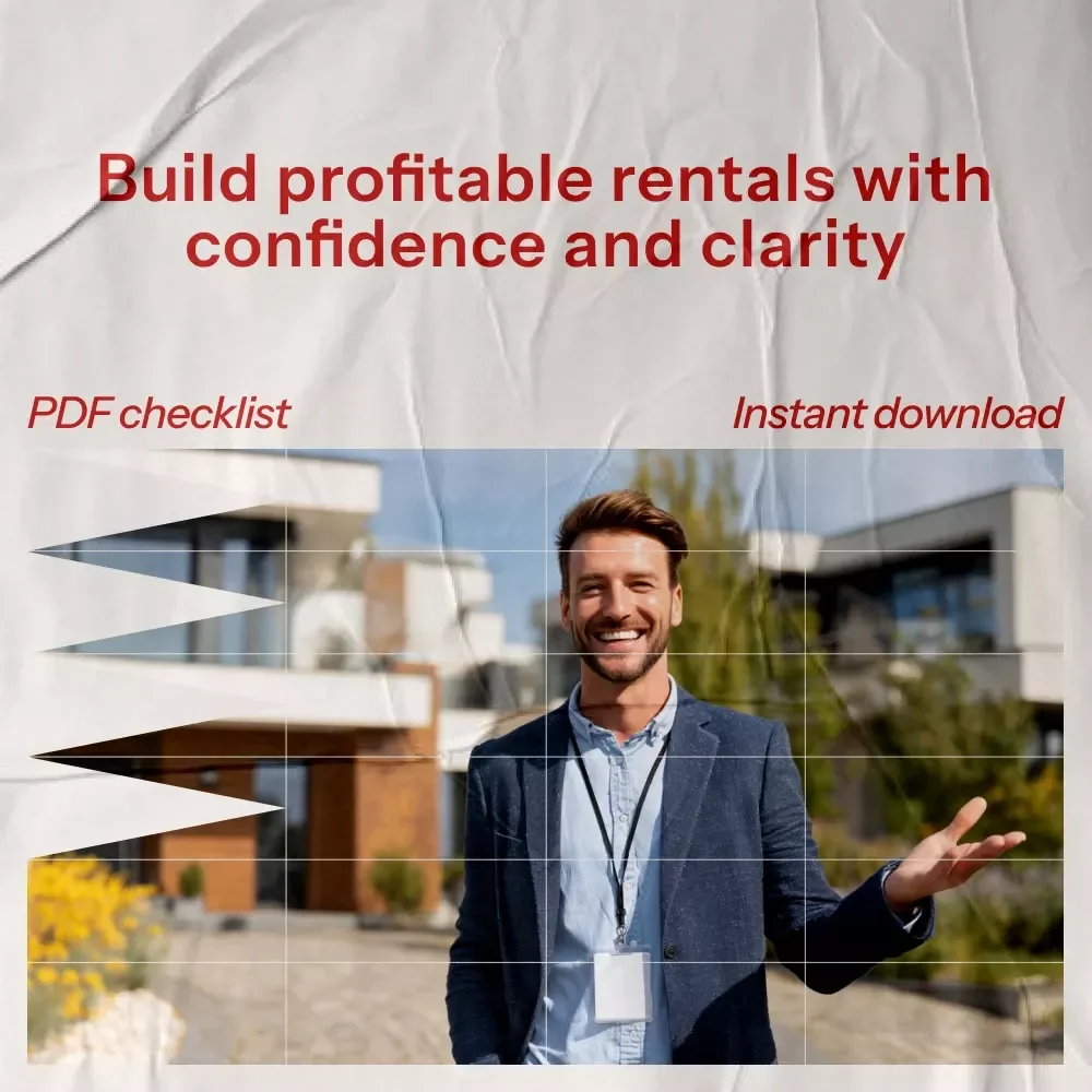 Rental Property Success Checklist – How to Be Successful in Rental Properties Digital Download Guide for Smart Real Estate Investors
