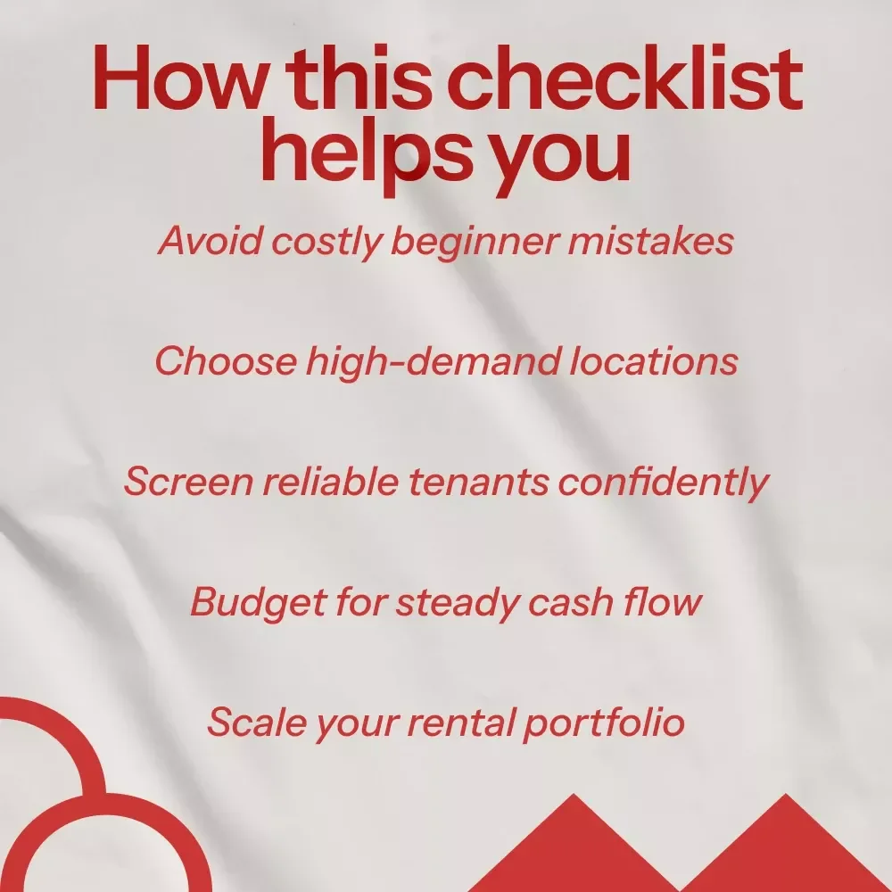 Rental Property Success Checklist – How to Be Successful in Rental Properties Digital Download Guide for Smart Real Estate Investors