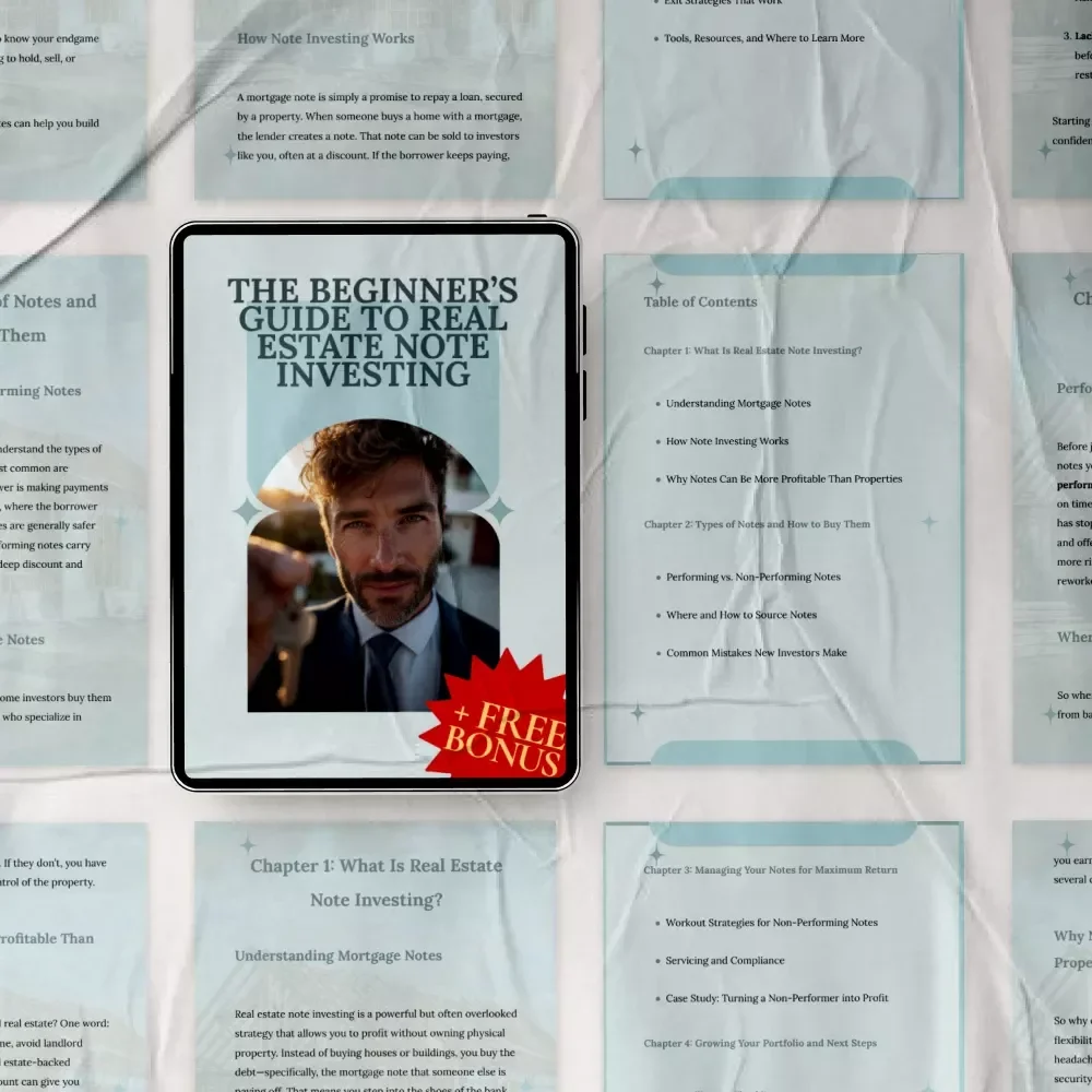The Beginner’s Guide to Real Estate Note Investing: Unlock Your Potential in Note Investing
