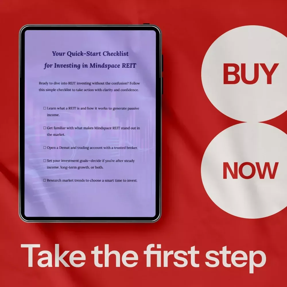Your Quick-Start Checklist for Investing in Mindspace REIT | Mindspace REIT How to Invest Digital Download, Beginner REIT Investment Guide, Passive Income Checklist