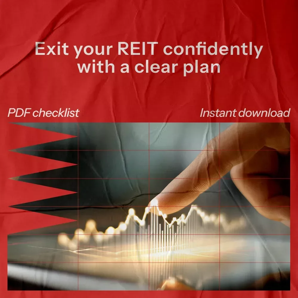 Your Smooth Exit Checklist for Getting Out of a REIT – How to Get Out of a REIT Guide, Digital Checklist for Stress-Free REIT Exit