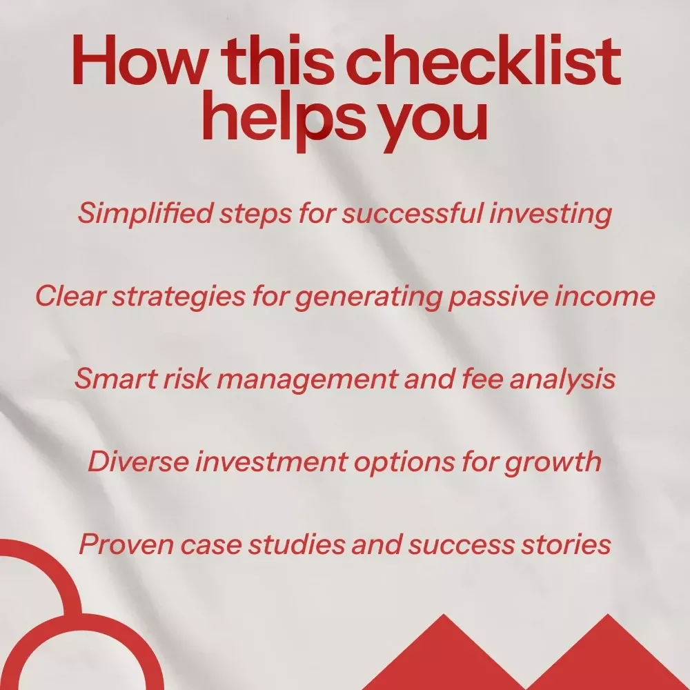 Your Ultimate Checklist for Mastering Passive Real Estate Investing - eBook Guide and Checklist