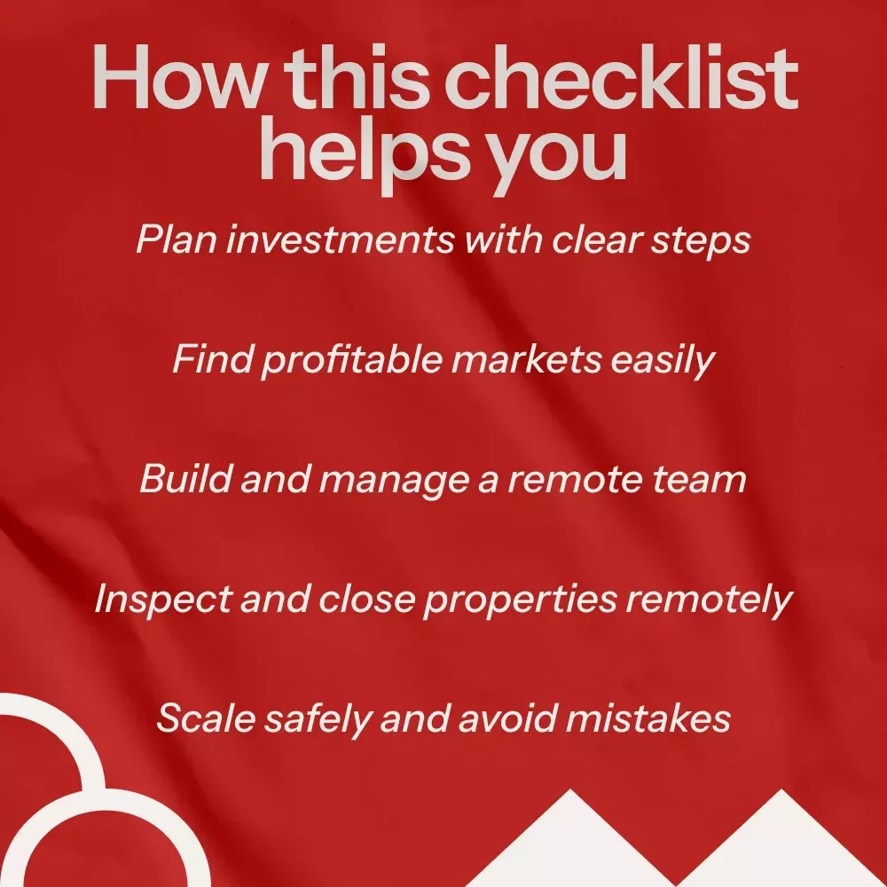 Out-of-State Real Estate Investing Made Simple: Your Action Checklist – Step-by-Step Guide for Successful Out of State Real Estate Investing