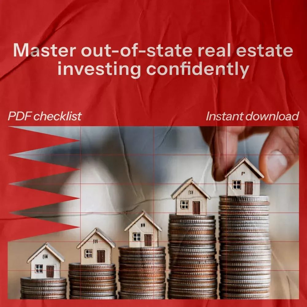 Out-of-State Real Estate Investing Made Simple: Your Action Checklist – Step-by-Step Guide for Successful Out of State Real Estate Investing