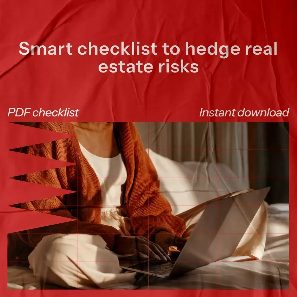 Your Real Estate Hedge-Your-Bets Checklist – How to Hedge Real Estate Smartly, Investor Risk Management Guide & Wealth Protection Digital Download