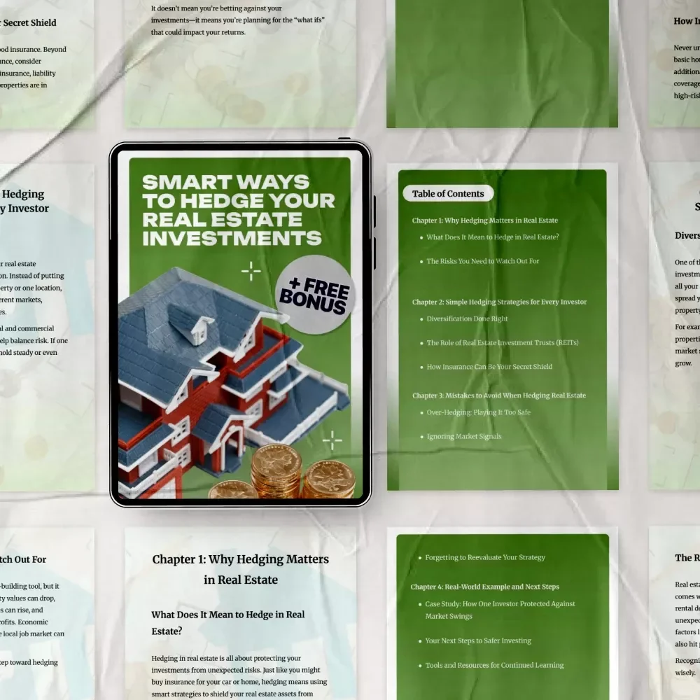 Smart Ways to Hedge Your Real Estate Investments – How to Hedge Real Estate Guide, Property Risk Management eBook, Investor Checklist & Strategy Planner