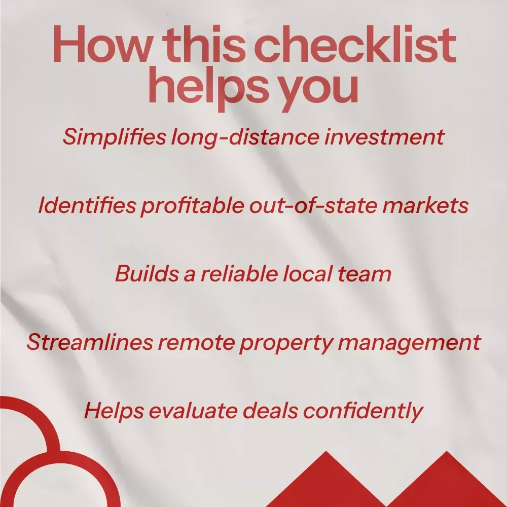The Long Distance Real Estate Investor’s Power Checklist: Your Ultimate Guide to Investing Remotely