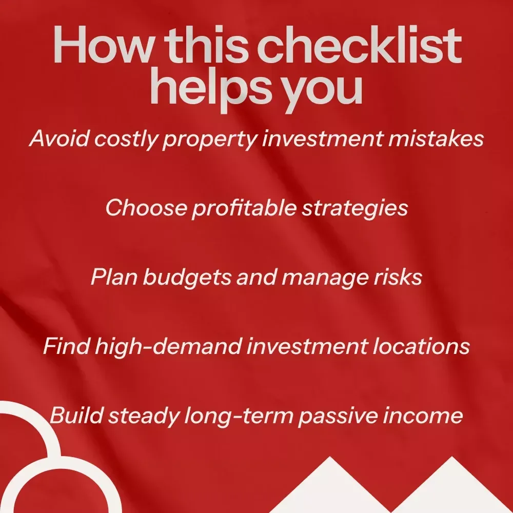 Smart Steps to Real Estate Success Checklist – How to Make Money Off Property, Beginner to Advanced Property Investment Guide, Rental & Flipping Strategy Planner