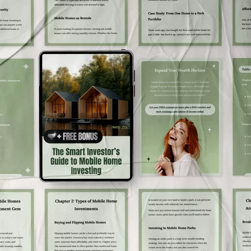 The Smart Investor’s Guide to Mobile Home Investing: Unlock Profitable Opportunities with eBook