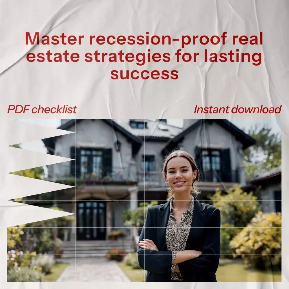 The Recession-Proof Real Estate Action Checklist - Essential Guide to Smart Property Investments During Economic Downturns