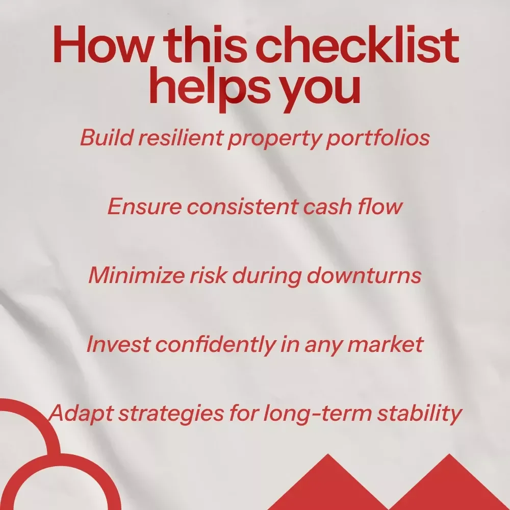 The Recession-Proof Real Estate Action Checklist - Essential Guide to Smart Property Investments During Economic Downturns