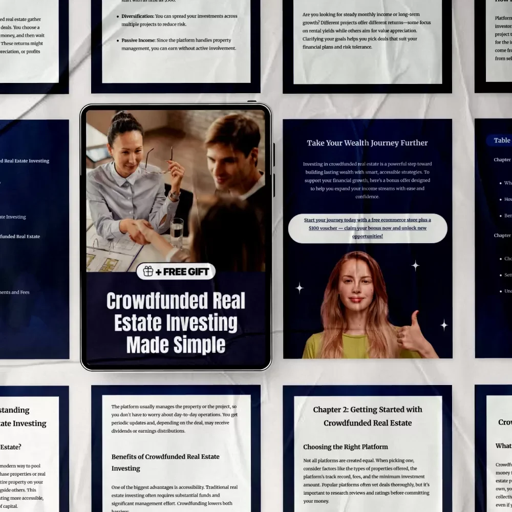 Crowdfunded Real Estate Investing Made Simple – Beginner’s Guide to Crowdfunded Real Estate Investing, Passive Income Strategy & Smart Property Investment eBook