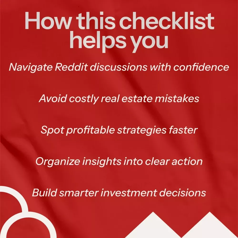 Your Ultimate Reddit Real Estate Investing Checklist – The Complete reddit real estate investing Digital Download for Smart Property Investors