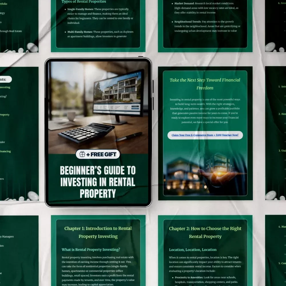 Beginner’s Guide to Investing in Rental Property - Your Step-by-Step eBook to Smart Real Estate Investment