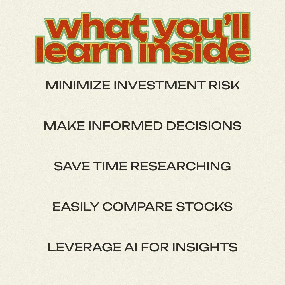 Your Quick-Action Checklist for Researching Stocks - Simple, Effective Guide to Master Stock Research