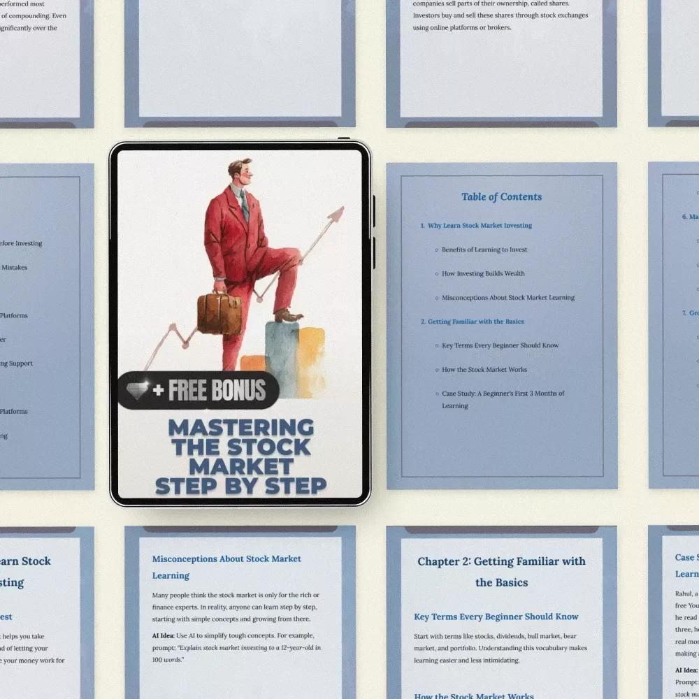 Mastering the Stock Market Step by Step: A Beginner's Guide to Stock Market Investing