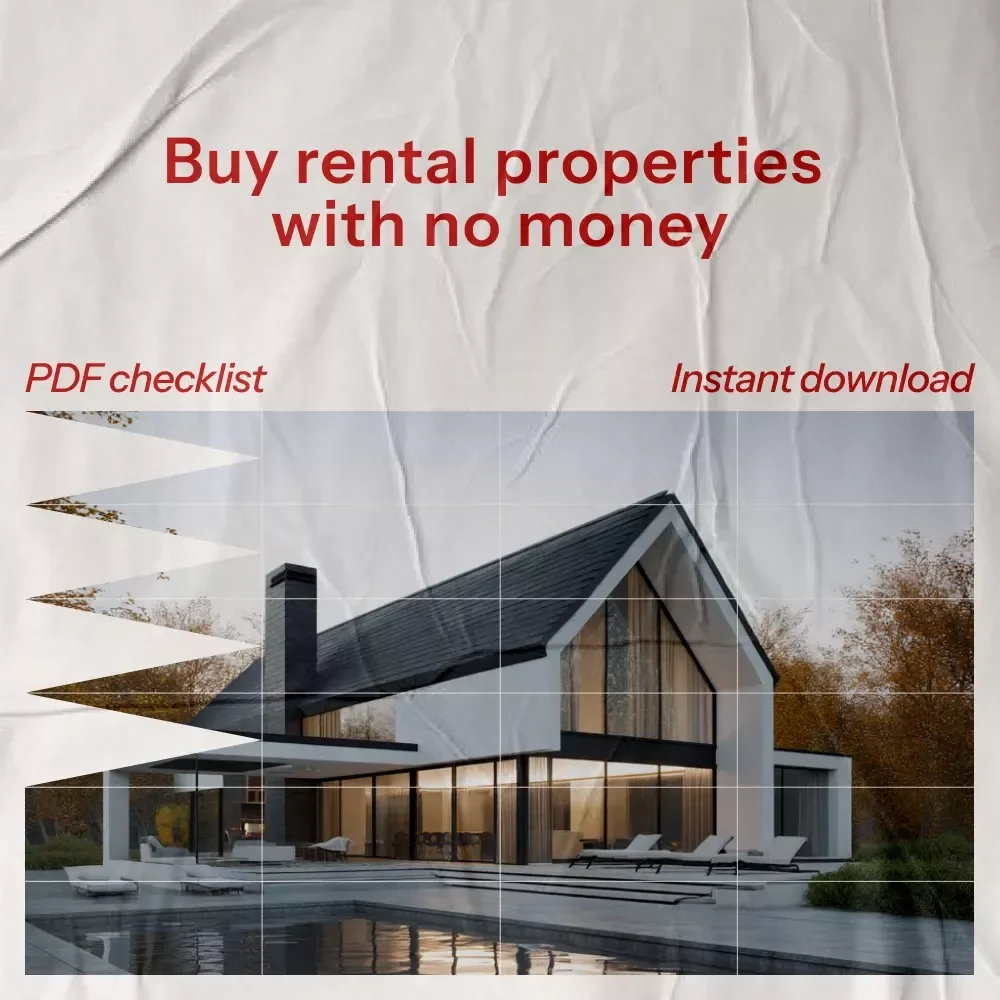 The No-Cash Rental Property Action Checklist: A Simple Guide to Buying Rental Properties With No Money