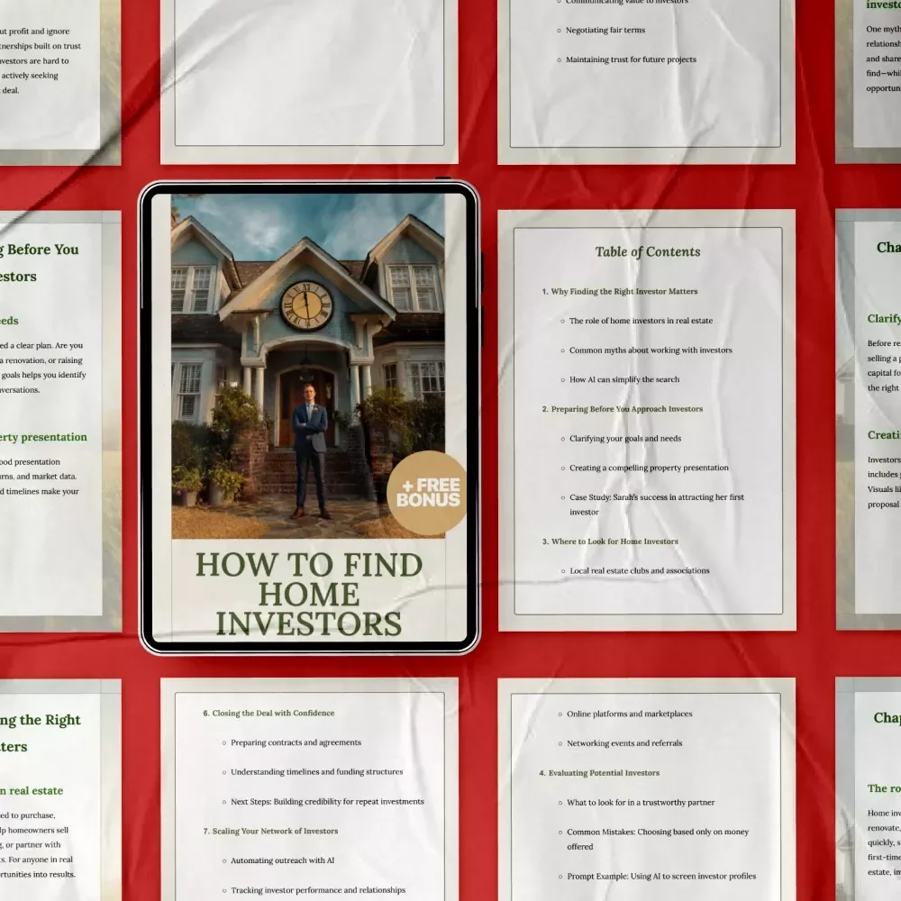 How to Find Home Investors: A Step-by-Step Guide to Attracting Real Estate Investors