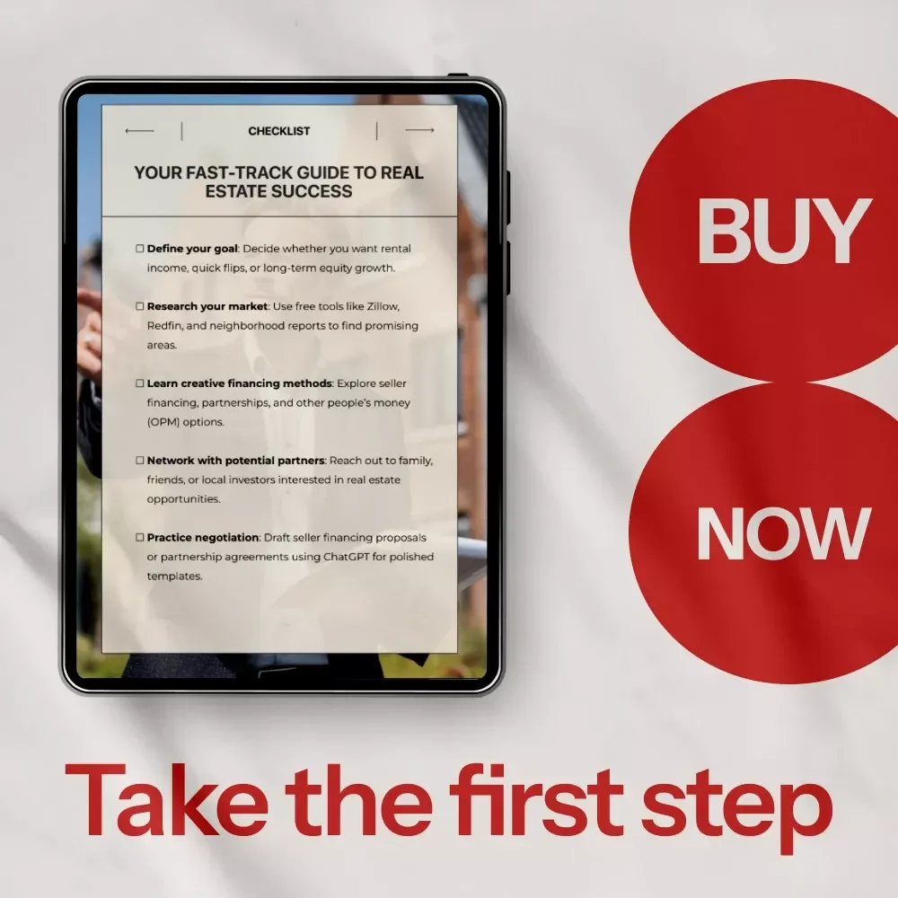 Your Fast-Track Guide to Real Estate Success: How to Buy Investment Property with No Money