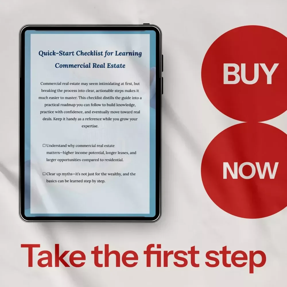 Quick-Start Checklist for Learning Commercial Real Estate – Essential Guide for Beginners