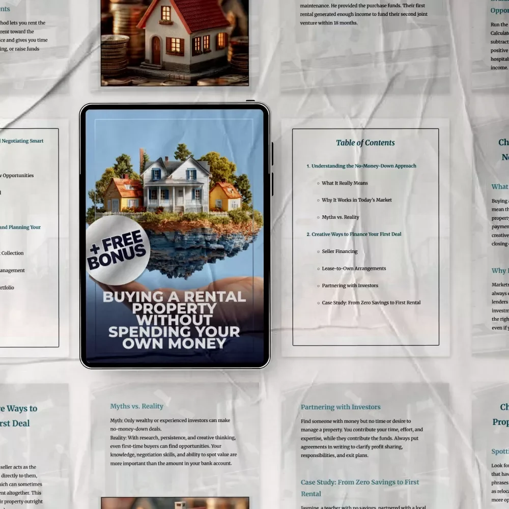 Buying a Rental Property Without Spending Your Own Money: A Step-by-Step Guide to Real Estate Investing