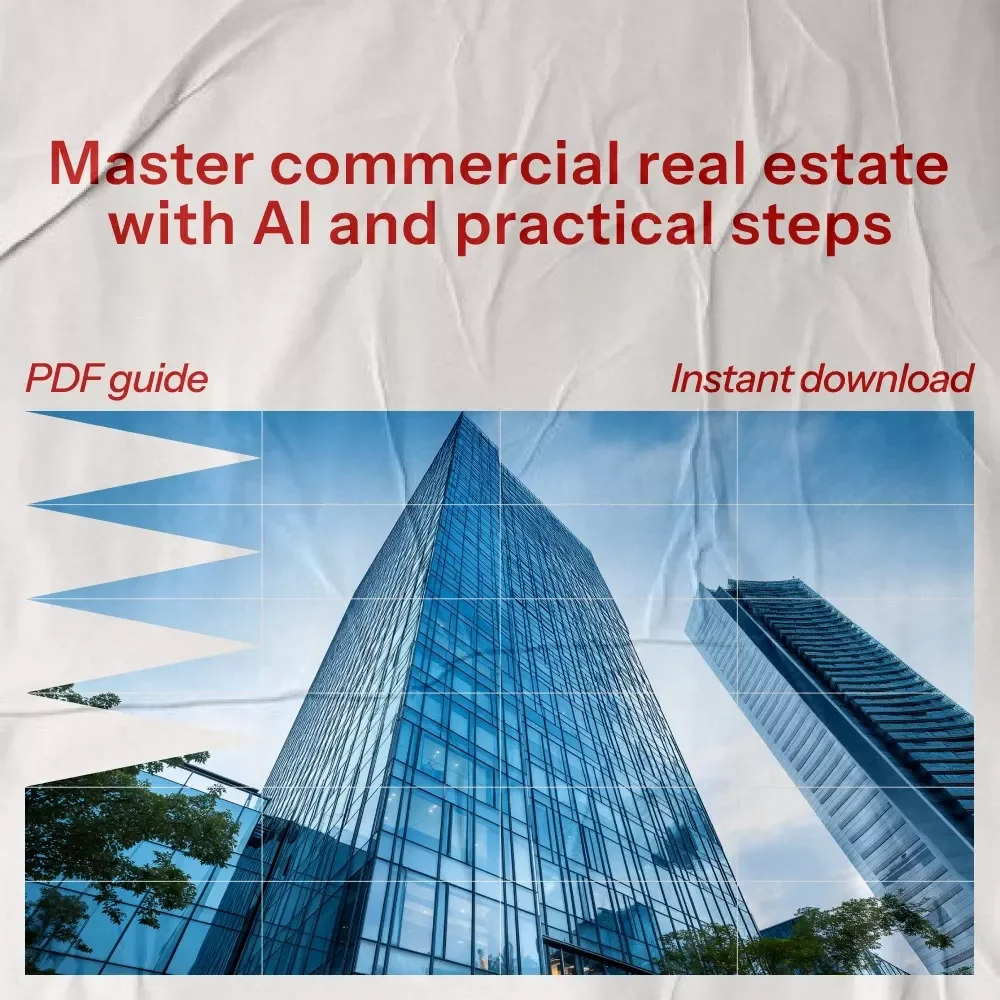 Learning Commercial Real Estate Step by Step: A Beginner's Guide to Mastering the Market with AI and Practical Tips