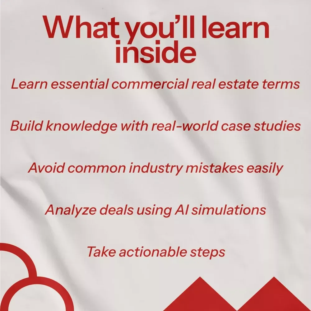 Learning Commercial Real Estate Step by Step: A Beginner's Guide to Mastering the Market with AI and Practical Tips