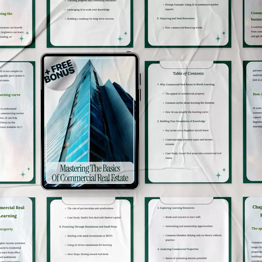 Mastering the Basics of Commercial Real Estate eBook - Learn How to Navigate Commercial Property Investments