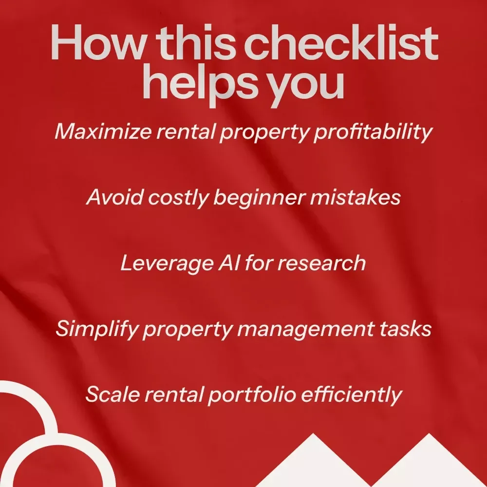 The Rental Property Kickstart Checklist: How to Start Rental Properties with Confidence