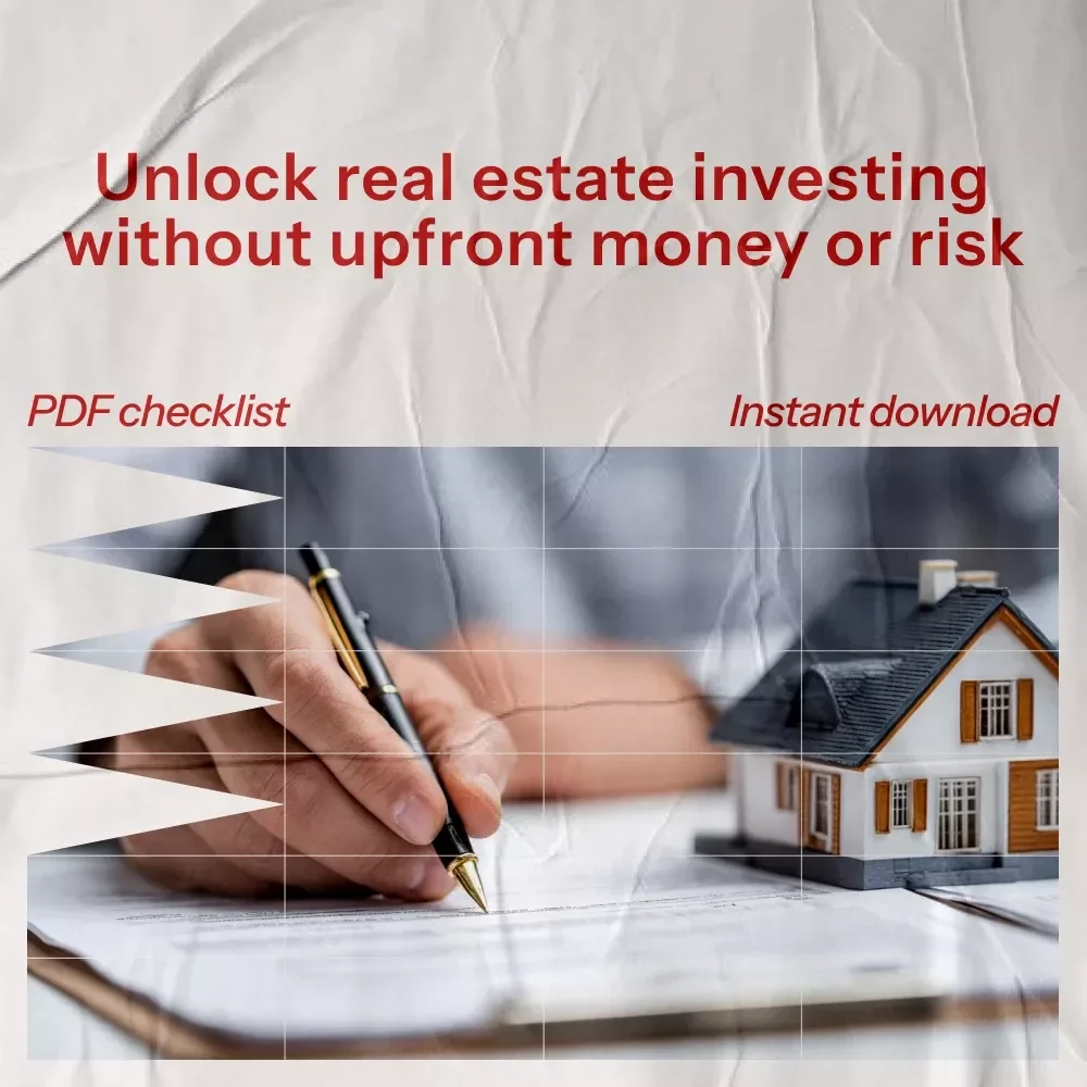 Quick-Start Checklist for Real Estate Investing with No Money - Unlock Real Estate Success Without Cash Upfront