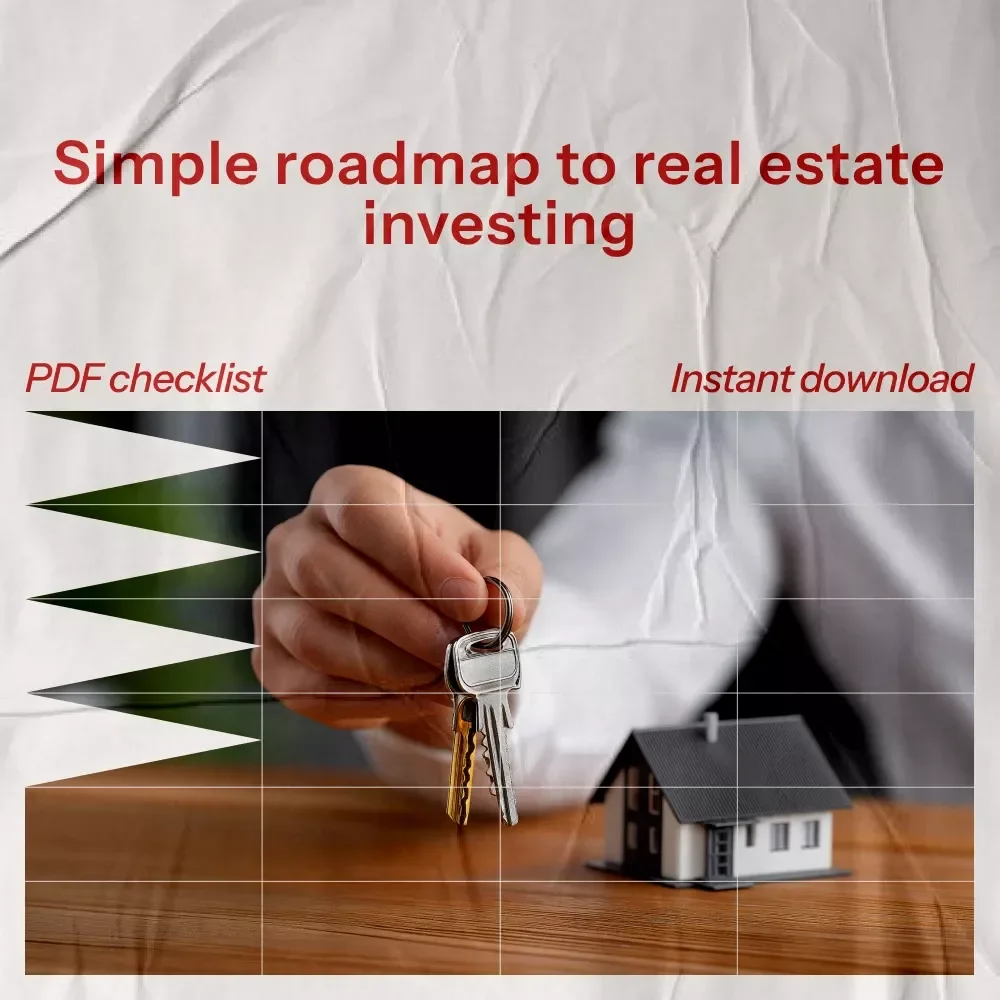 Real Estate Investing Starter Checklist – How to Get Started in Real Estate Investing Digital Download for Beginners, Step-by-Step Investment Planning Guide