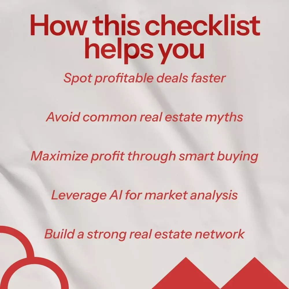 Quick-Start Checklist for Finding Great Real Estate Deals | Real Estate Investment Guide