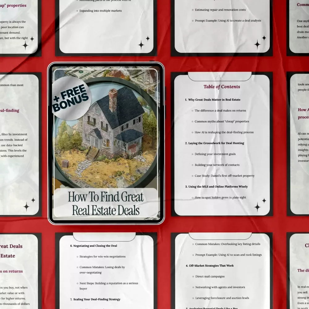How to Find Great Real Estate Deals: A Step-by-Step Guide to Unlocking Profitable Property Investments