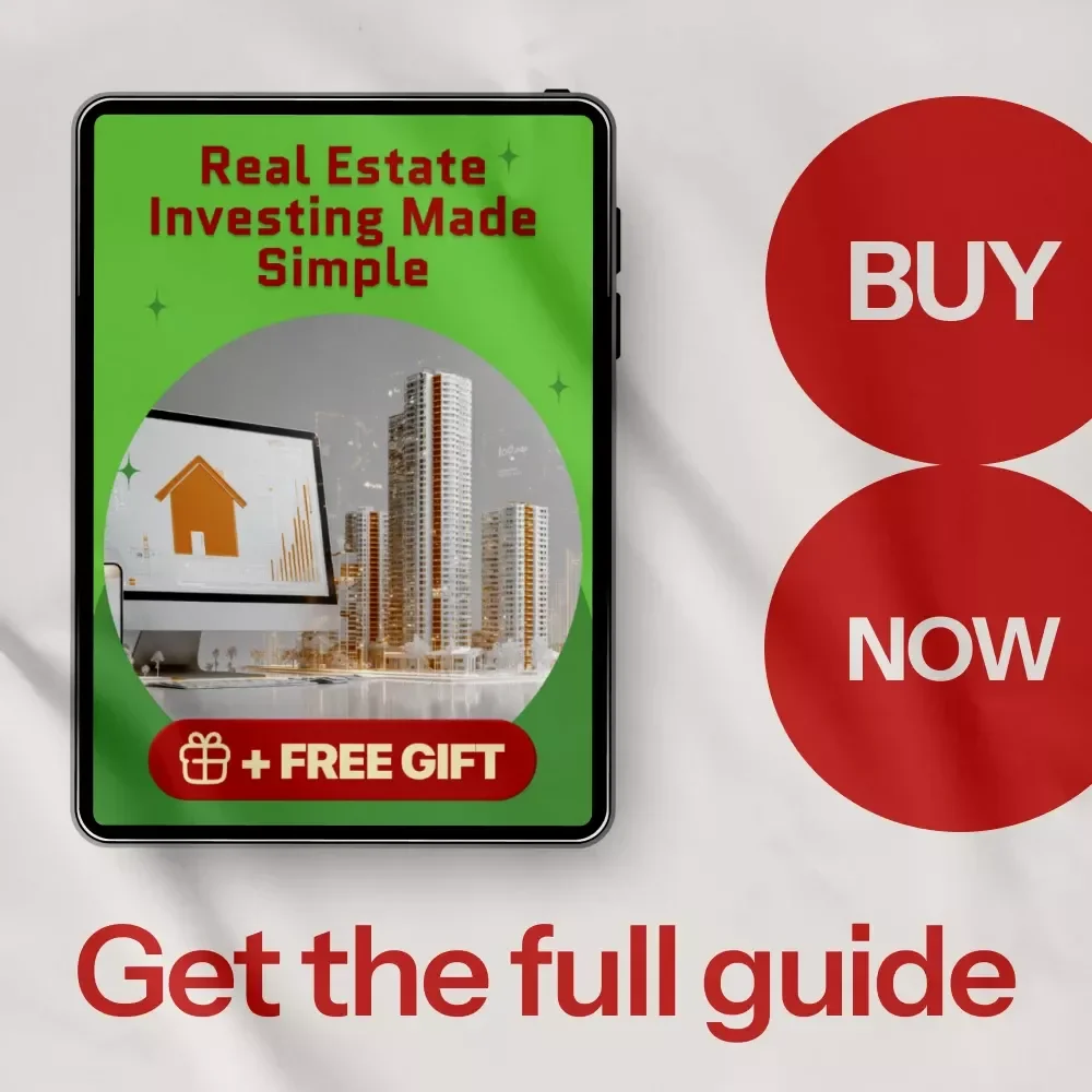Real Estate Investing Made Simple – Beginner-Friendly Guide on How to Get Started in Real Estate Investing, Digital Download eBook for New Investors & Wealth Builders