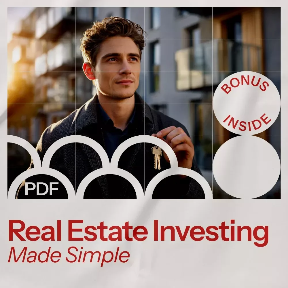 Real Estate Investing Made Simple – Beginner-Friendly Guide on How to Get Started in Real Estate Investing, Digital Download eBook for New Investors & Wealth Builders