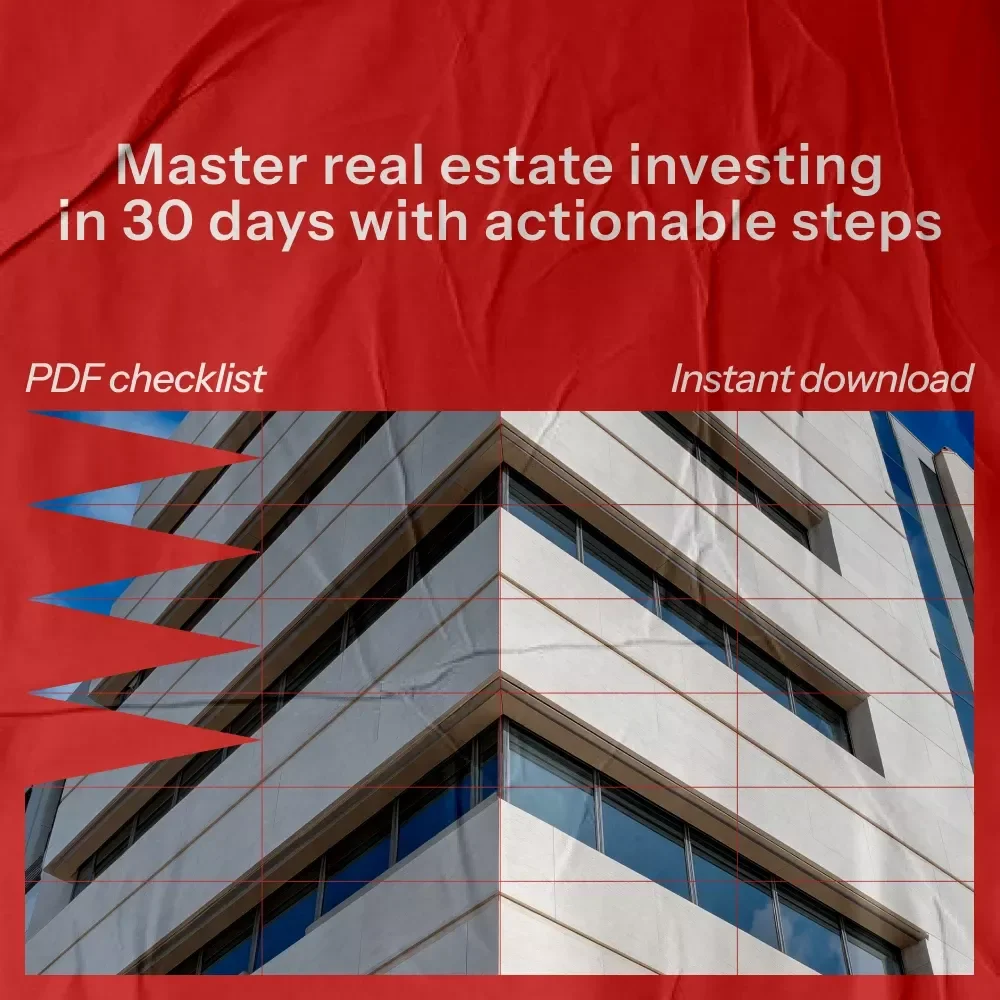 Learn Real Estate Like a Pro Checklist - Your 30-Day Guide to Real Estate Mastery