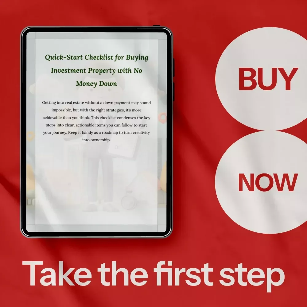 Quick-Start Checklist for Buying Investment Property with No Money Down
