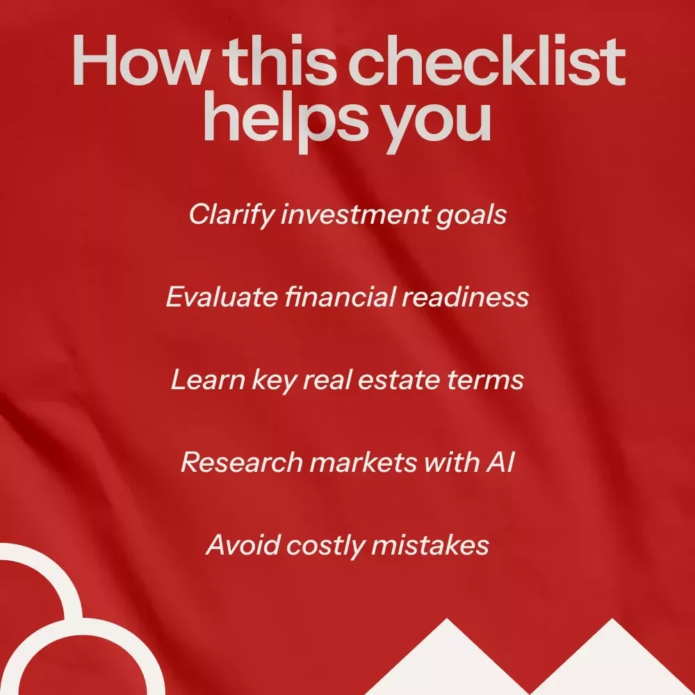 Your Real Estate Investing Kickstart Checklist - A Complete Guide for Beginners