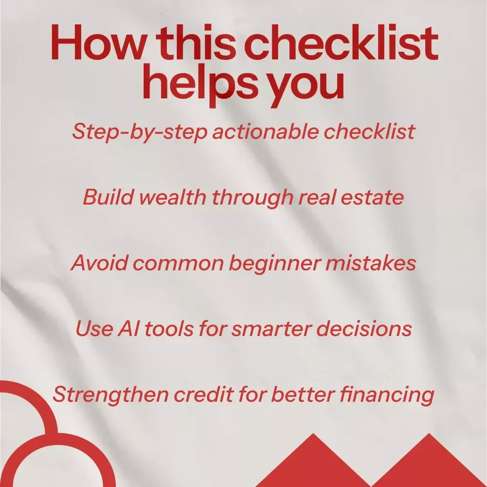 Quick-Start Checklist for Getting Into Real Estate - Step-by-Step Guide for Beginners