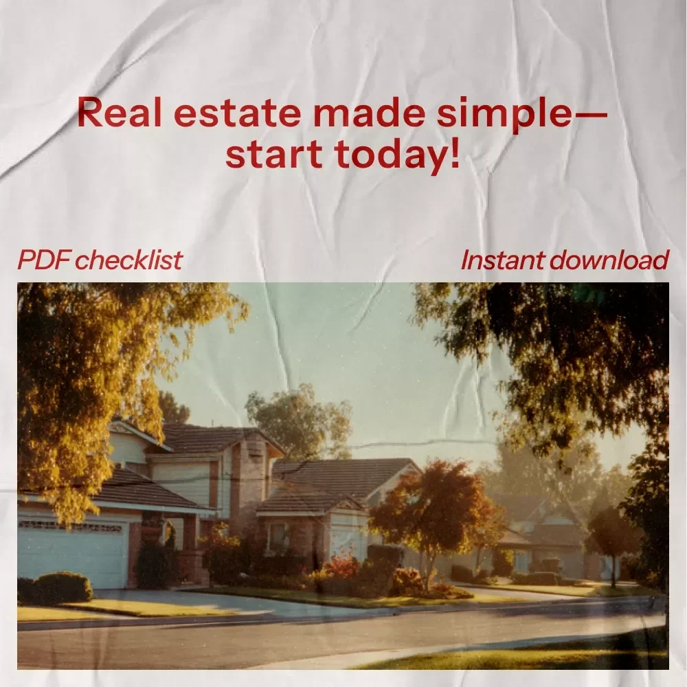 Quick-Start Checklist for Getting Into Real Estate - Step-by-Step Guide for Beginners