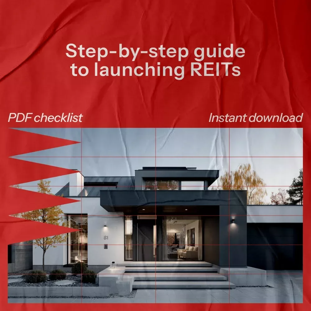 REIT Kickstart Checklist For Your Real Estate Dream | How to Start a REIT Step-by-Step Digital Download for Beginners & Investors
