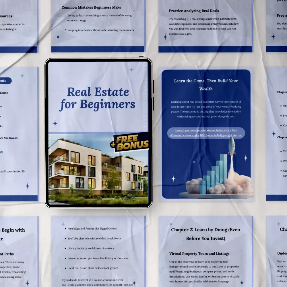 Real Estate for Beginners Guide: Learn How to Start Investing in Real Estate with Easy-to-Follow Steps