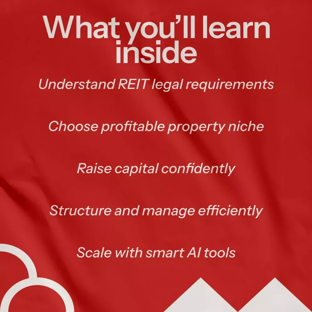 How to Start Your Own Real Estate Investment Trust – Complete Beginner’s Guide on how to start a reit, Legal Setup, Strategy & Scaling eBook Digital Download