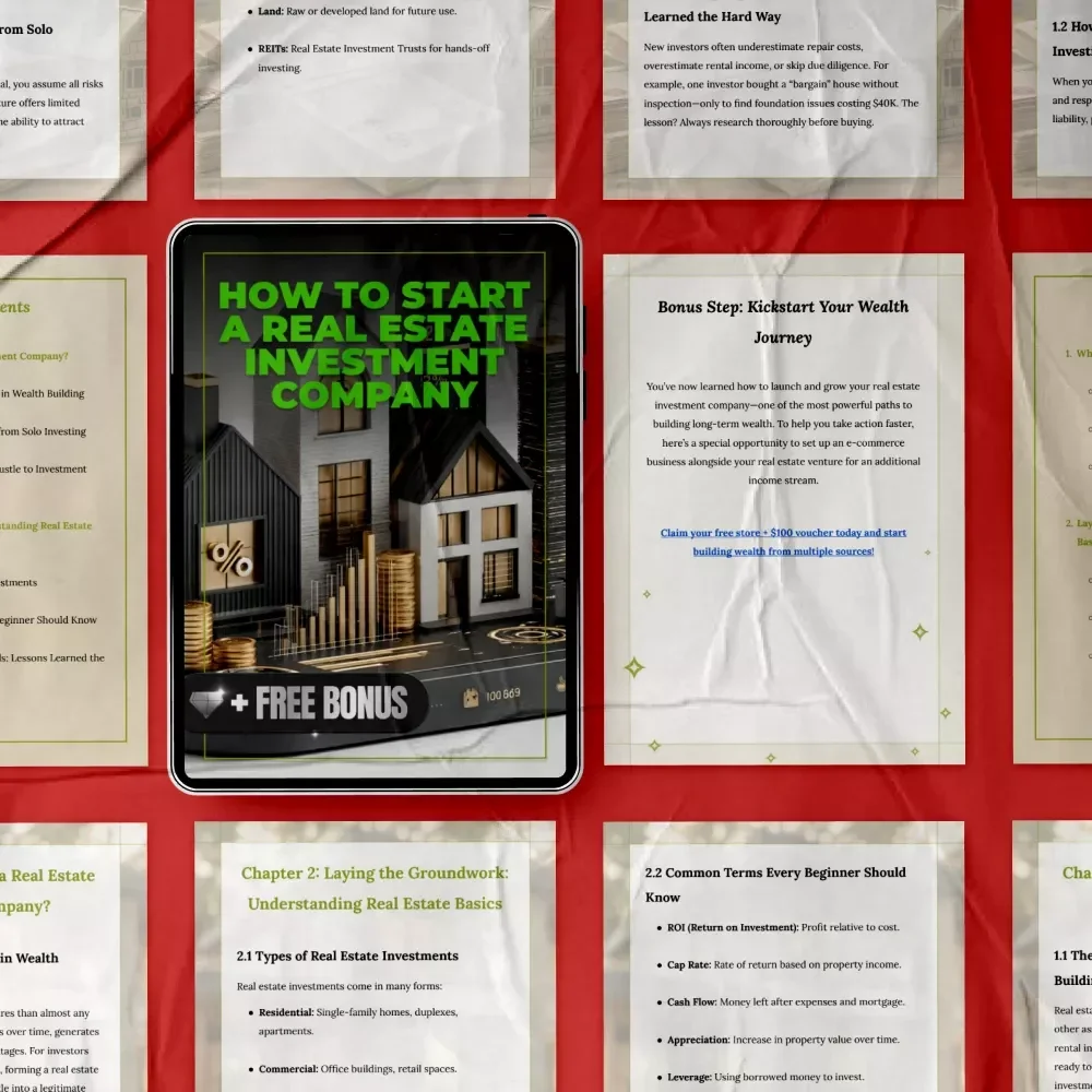 How to Start a Real Estate Investment Company: The Ultimate Guide to Building a Real Estate Business