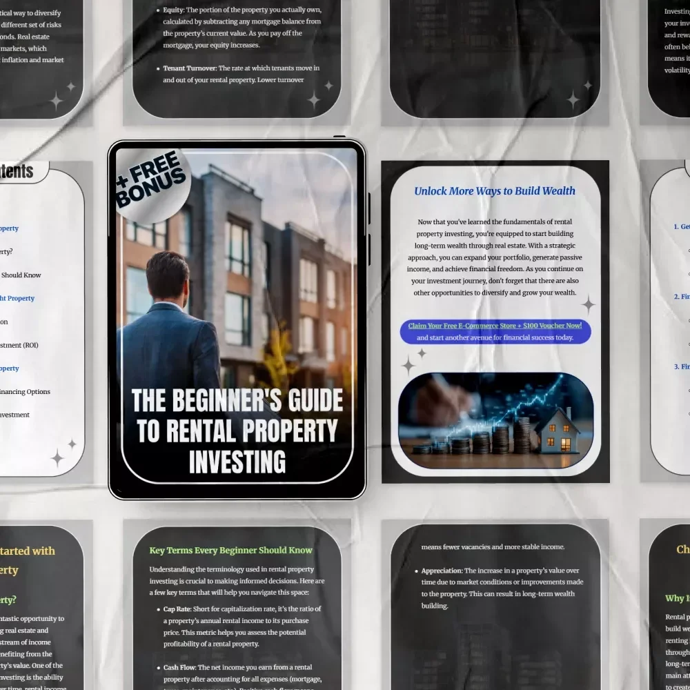 The Beginner's Guide to Rental Property Investing: A Step-by-Step eBook for New Investors