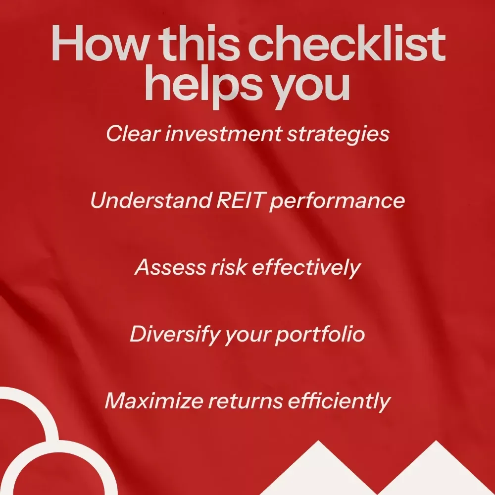 REITs Investment Checklist: A Step-by-Step Guide to Smart REITs Investing